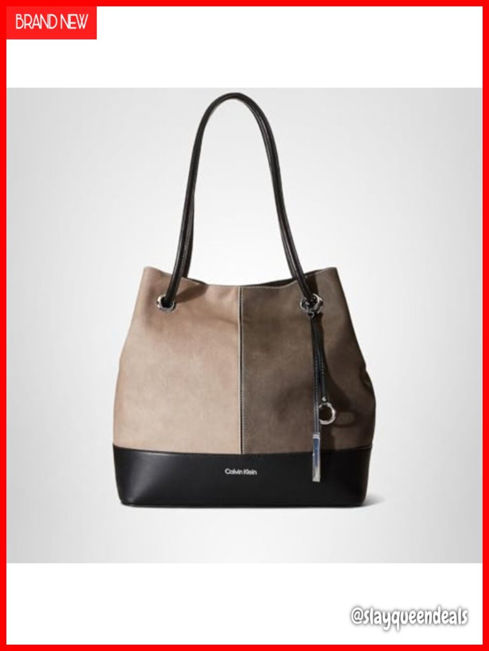 Vegan Leather Tote with Removable Wristlet Pouch - Spacious, for Work & Travel